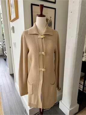 Carlisle Long Knit Toggle Cardigan Size M/L